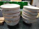 陶瓷碗家用喜庆乔迁新居碗碟餐具套装岁月静好饭碗 岁月静好10碗 实拍图