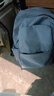 袋鼠背包男商务休闲大容量双肩包电脑包初高中大学生书包男士旅行包 宝石蓝色 实拍图