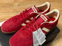 adidas「T头鞋」VL COURT复古休闲板鞋德训鞋男女阿迪达斯轻运动 浅猩红/暖香草色/黄色   37 实拍图