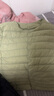 鸭鸭（YAYA）轻薄羽绒服女短款休闲内胆薄款冬季内搭保暖新国标外套KX 抹茶绿 3XL 实拍图