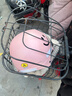 新日新日3C国标认证摩托电动车头盔男女四季通用骑行电瓶车半盔安全帽 樱花粉【高清长镜】 3C新国标A类 实拍图