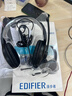 漫步者（EDIFIER）K800 头戴式耳机 双孔版 电脑耳机耳麦 办公教育 学习培训 黑色 实拍图