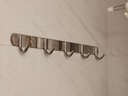 海立304不锈钢30601-5免打孔厨房墙壁挂钩粘钩连排浴室卫生间衣服帽钩 实拍图