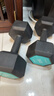 艾美仕哑铃男士健身家用器材女壶铃练臂肌一对包胶六角亚玲套装宿舍学生 10KG一副=5KG*2 实拍图