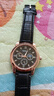 【网红爆款】商务腕表石英运动表休闲皮带男女手表 黑色 实拍图