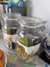 喜碧（Scybe）玻璃密封罐 密封罐食品级玻璃罐奶粉茶叶罐纳吉1250ml 2件套 实拍图
