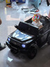 福儿宝奔驰授权大G儿童电动车玩具车可坐人四轮带遥控越野小孩宝宝送礼 四驱黑+减震器+后备箱+皮座 实拍图