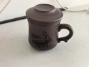金镶玉 茶杯办公杯宜兴紫砂原矿茶水分离内胆礼盒 荷塘月色350ml 实拍图