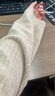 优衣库女装舒芙蕾半高领针织衫/毛衣毛衫479158 32 深米色 S /155/80A 实拍图
