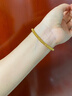 御邪足金999光面算盘珠隔断珠黄金垫片DIY手串手链金配饰 算盘珠:约0.03g（预售） 实拍图