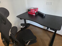 傲风A4电竞桌实木电动升降桌电脑桌办公桌子国家补贴黑色1.4*0.7m 实拍图