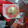 缤越黄铜八卦镜凸镜家用挂大门挂阳台门口挂件室内客厅店铺摆件17cm 实拍图