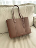 viney牛皮包包女包大容量托特包单肩包手提包生日情人节礼物送女友老婆 实拍图