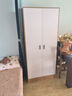 易宝林衣柜家用卧室翻开门简约衣柜出租房现代简约衣橱收纳储物柜大衣柜 原木风80cm二门【送上门】 实拍图