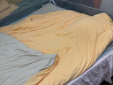 无印良品A类100%蚕丝被 贡缎提花秋冬被子被芯【填充950g】约6斤200*230cm 实拍图