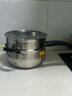 炊大皇304不锈钢汤锅+蒸屉 汤蒸炖锅蒸锅双耳煮粥煮面 22cm 电磁炉通用 实拍图