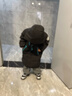 雪中飞【蓄热】童装儿童羽绒服男童女童纯色中大童拼接羽绒服黑色120cm 实拍图