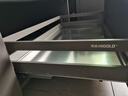 悍高（HIGOLD） 厨房橱柜拉篮碗架抽屉式碗篮加厚304不锈钢底板调味篮双层碗碟篮 900柜2层-L系列套装 实拍图