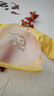 长袖罩衣口水巾宝宝吃饭罩衣围兜防水防脏饭兜反穿衣 狮子黄色 100(建议1-2岁) 实拍图