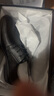 海澜之家HLA皮鞋男商务正装秋冬鞋子德比休闲男鞋HAAPXM4DBG576 黑色40 实拍图
