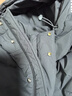 京东京造羽绒服男鸭绒加厚防寒工装面包服防泼水冬季外套中长款 灰色 M 实拍图