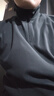 优衣库男装柔滑弹力摇粒绒半拉链套头衫/长袖25秋冬新款481184 09 黑色 L /175/100A 实拍图