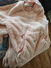 红豆居家睡衣女秋冬季法兰绒加绒加大加厚韩版法兰绒家居服套装可爱保暖 J1J732 熟桃色732 165/88A 实拍图