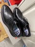 卡帝乐鳄鱼（CARTELO）皮鞋男士牛皮商务休闲西装正装德比鞋英伦结婚男鞋 6531 黑色 40  实拍图