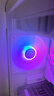 Thermaltake（Tt）枭龙 12 ARGB 雪白版 机箱风扇（ARGB风扇*1/无集线器/主板同步/减震设计/PWM智能温控） 实拍图