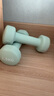 Keep彩色浸塑哑铃男女健身女士手臂塑形力量训练 薄荷绿 1.5kg*2 实拍图