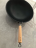 三禾炒锅无涂层钛铁不粘锅炒菜锅钛铁炒锅氮化防锈有钛铁锅圆底32cm 实拍图
