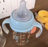 贝亲（Pigeon）PPSU双把手防胀气奶瓶240ml 丛林小兔 M号奶嘴 3月+ AA218 实拍图