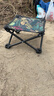 爆品椅子板凳小椅子户外钓椅马扎钓鱼便捷多功能超轻四角凳子马扎 户外小马扎-枫叶蓝色(活动) 实拍图