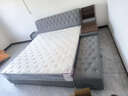 摩天（Motian）真皮床双人床皮艺婚床储物实木床家具 【旗舰版】榻榻米床+1柜+7分区乳胶床垫 1800*2000【定制储物联系客服】 实拍图