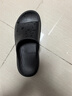 京东京造【3.5cm踩屎感】eva厚底拖鞋男士防臭休闲凉拖鞋夜色黑 40-41 实拍图