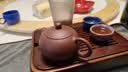 捷安玺小型茶盘家用现代简约小茶台干泡沥水茶盘功夫茶具储水托盘 【竹制茶盘】红檀木色26.5*20cm 胡桃木色 实拍图