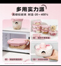 希乐扣Cilock樱桃小丸子玻璃饭盒上班族微波炉加热专用碗水果便当保鲜盒 方圆 实拍图