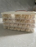 京东京造 饺子冰箱收纳盒 食品接触级包水饺馄饨冷冻收纳盒 （四层四盖） 实拍图