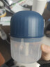 绞肉机小型打蒜器家用绞蒜切蒜器多功能辅食料理机电动蒜泥神器蒜蓉机自动切菜机压蒜器 宝蓝色- 0.26L （升级大电机） 实拍图
