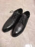卡帝乐鳄鱼（CARTELO）软牛皮男士皮鞋商务内增高男鞋正装加绒皮鞋男9611 黑色增高款 40 实拍图