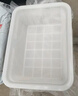 特美居收纳筐洗菜篮沥水篮塑料周转筐大号方筛水果蔬菜筐篮子长方形漏框 实拍图