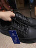 回力男鞋商务休闲皮鞋子男百搭板鞋运动鞋 1768 黑色    43    实拍图