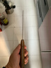 王麻子菜刀厨房专用 专业厨师切片切肉切菜刀 家用厨片刀手工锻打刀具 实拍图