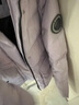 波司登（BOSIDENG）冬季羽绒90绒鹅绒极寒羽绒服女士加厚连帽商场同款时尚百搭外套 【店长推荐】冰穹提花紫9ER2 XS 155/80A 体重约100斤以内 实拍图