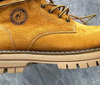 骆驼（CAMEL）王俊凯同款冬加绒户外工装马丁大黄靴男 G122W7757TR 金黄 41 实拍图