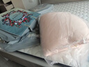 富安娜蚕丝大豆被子 超柔针织冬季加厚被芯 双人冬厚被约9.7斤230*229cm 实拍图