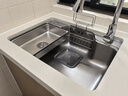 箭牌（ARROW）【焕新补贴】日式厨房水槽大单槽聚宝盆0涂层304不锈钢集渣洗菜盆 【聚宝盆压纹】65*48-铜防溅龙头 实拍图