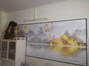 Dincmei顶创美客厅装饰画3d立体墙贴画自粘沙发背景墙现代简约轻奢山水壁画贴纸 21.锦绣山河 宽240cm-高120cm 自粘装饰画【背面带胶】 实拍图