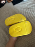 巴布豆儿童拖鞋宝宝洞洞鞋女童男童凉拖鞋婴幼儿小童室内防滑家居沙滩鞋 黄色（尺码偏大选小一码） 18 内长14cm 适合脚长13-13.5cm 实拍图
