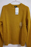优衣库男装女装柔软绵羊毛圆领针织衫/长袖毛衣毛衫478541 44 亮黄色 S /165/84A 实拍图